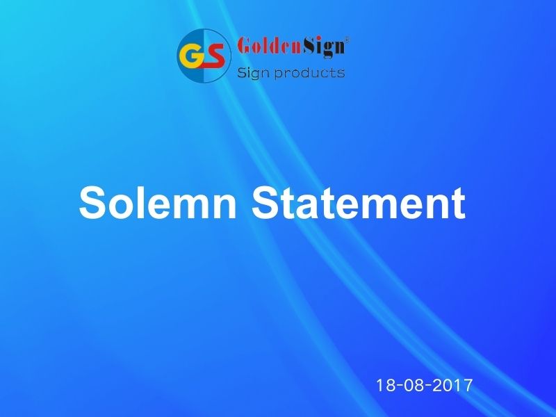 Solemn Statement 